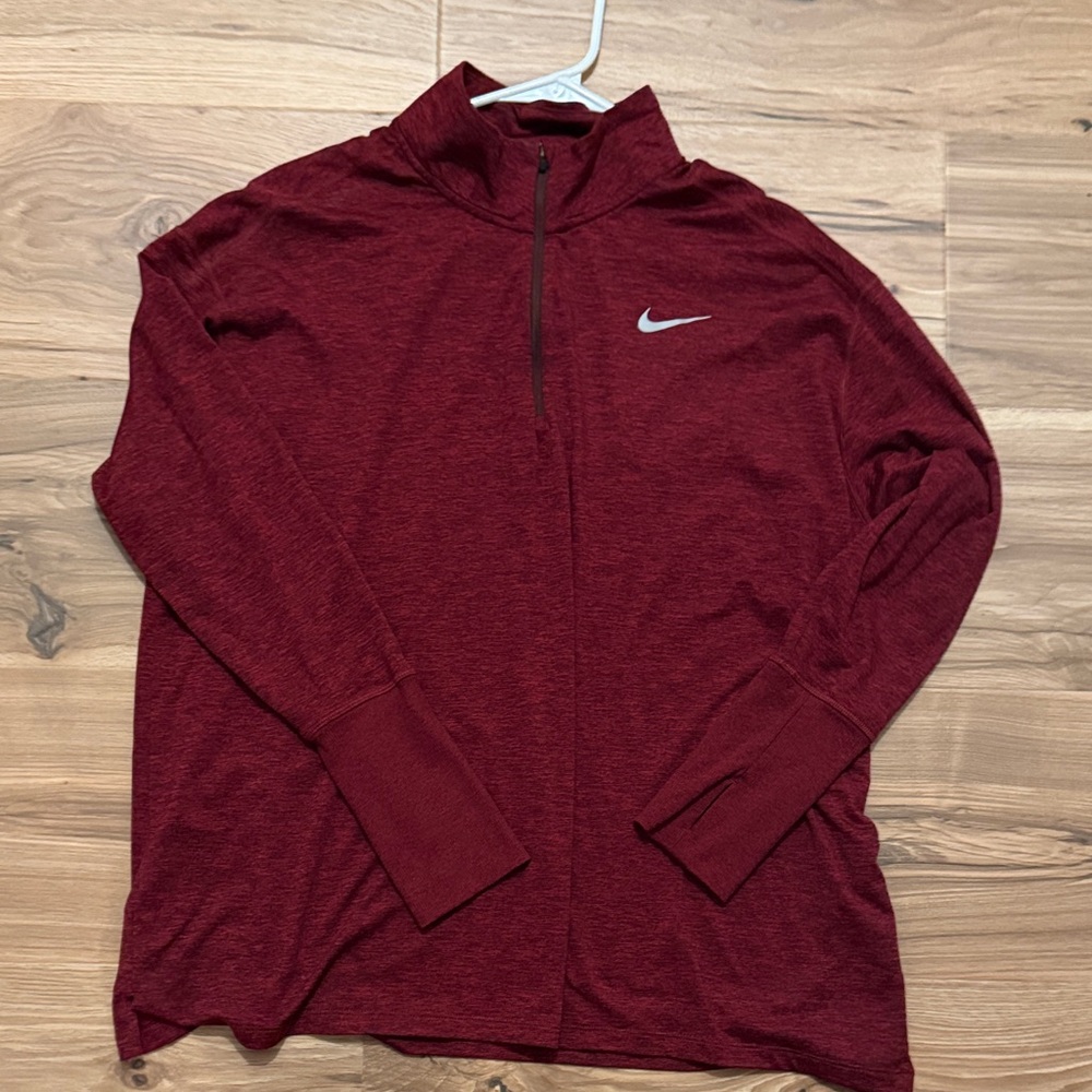 Nike Burgundy Quarter-Zip Pullover. Excellent condition!!! ✨